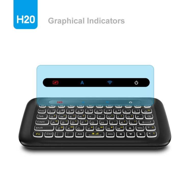 H20 2.4GHz Mini Smart Wireless Multi-Touch Touch Keyboard -  by buy2fix | Online Shopping UK | buy2fix