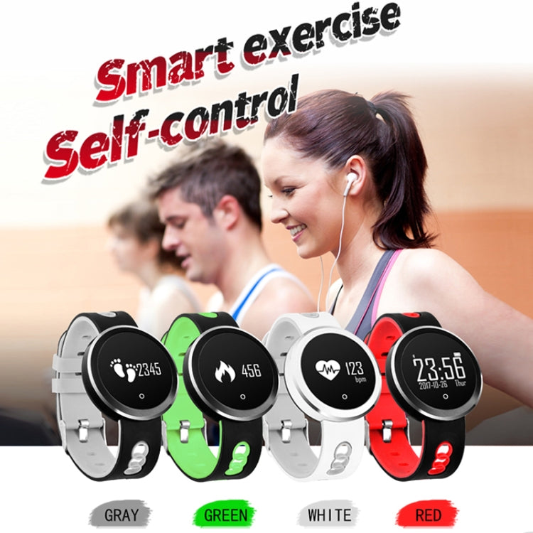 Q7 0.95 inch HD OLED Screen Display Bluetooth Smart Bracelet, IP68 Waterproof, Support Pedometer / Sedentary Reminder / Heart Rate Monitor / Sleep Monitor, Compatible with Android and iOS Phones(White) - Smart Wear by buy2fix | Online Shopping UK | buy2fix