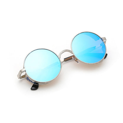 Retro Carved Round Sunglasses - Sunglasses by buy2fix | Online Shopping UK | buy2fix