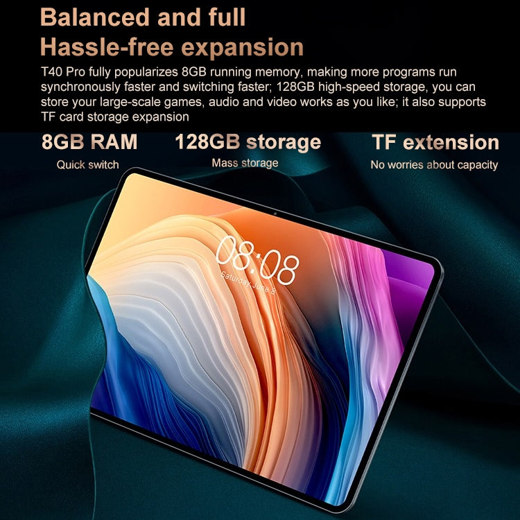 Teclast T40 Pro 4G LTE Tablet PC, 10.4 inch, 8GB+128GB, Android 11 Unisoc T618 Octa Core, Support Bluetooth & Dual Band WiFi & TF Card, Network: 4G - TECLAST by TECLAST | Online Shopping UK | buy2fix