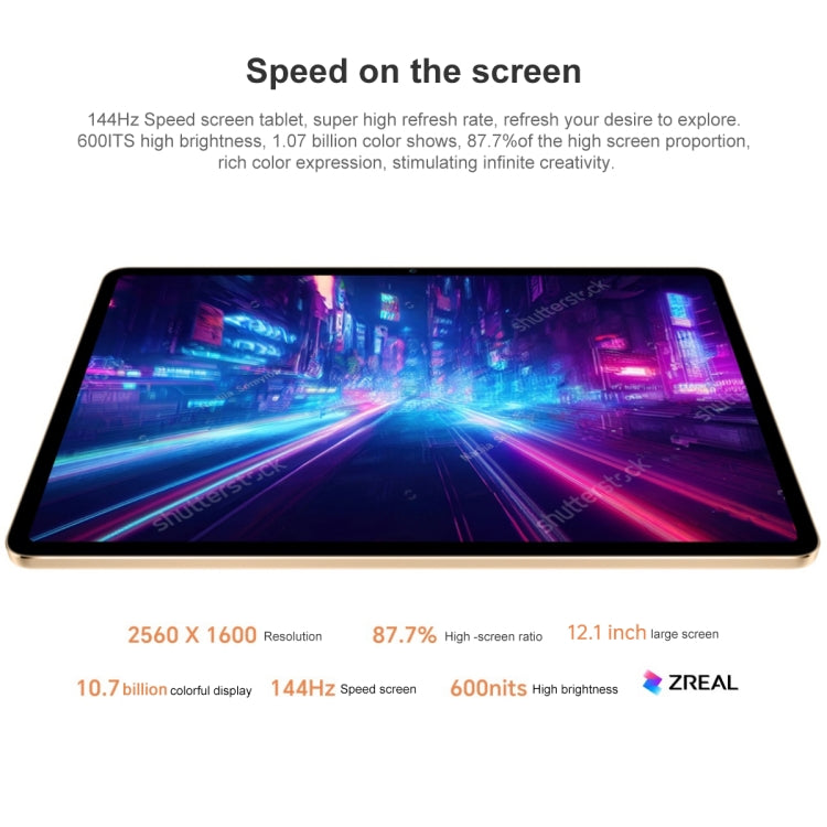 Honor Pad V8 Pro ROD-W09 WiFi, 12.1 inch, 8GB+128GB, MagicOS 7.0 Dimensity 8100 Octa Core, 8 Speakers 10050mAh Large Battery, Not Support Google(Blue) - Huawei by Huawei | Online Shopping UK | buy2fix