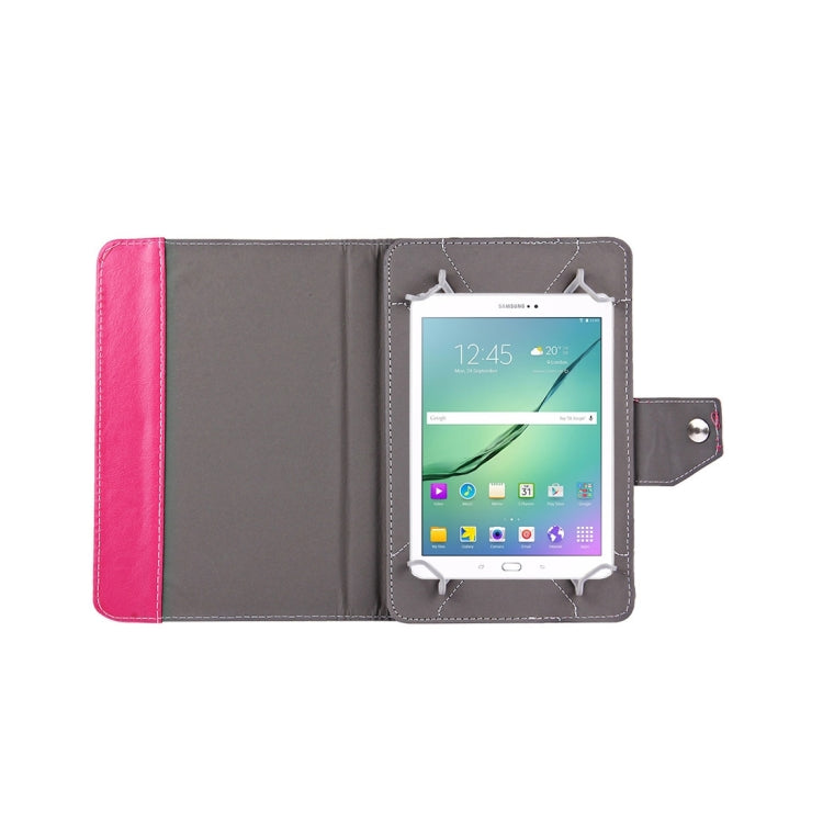 10 inch Tablets Leather Case Crazy Horse Texture Protective Case Shell with Holder for Asus ZenPad 10 Z300C, Huawei MediaPad M2 10.0-A01W, Cube IWORK10(Magenta) - 10 - 11 inch by buy2fix | Online Shopping UK | buy2fix