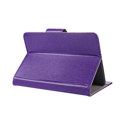 10 inch Tablets Leather Case Crazy Horse Texture Protective Case Shell with Holder for Asus ZenPad 10 Z300C, Huawei MediaPad M2 10.0-A01W, Cube IWORK10(Purple) - 10 - 11 inch by buy2fix | Online Shopping UK | buy2fix