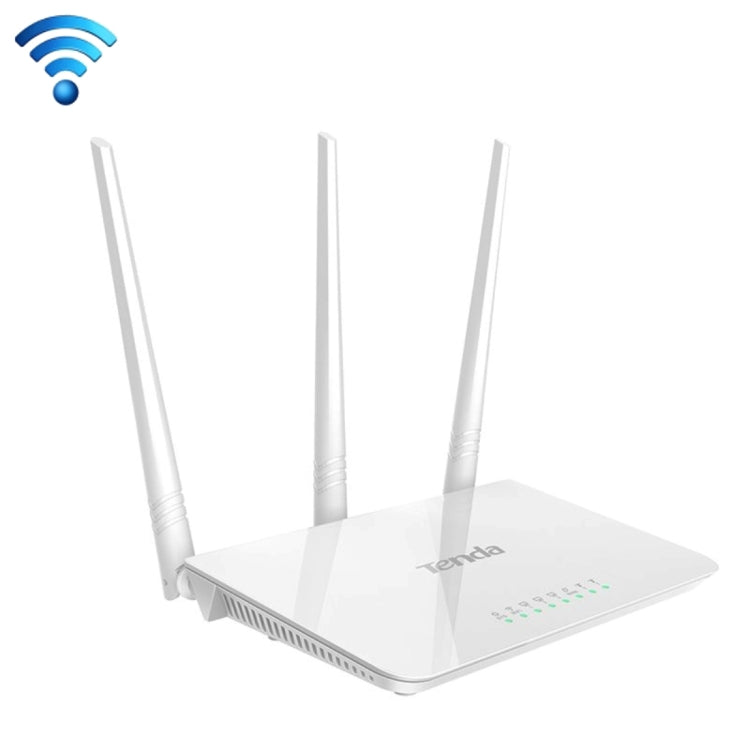 Tenda F3 Wireless 2.4GHz 300Mbps WiFi Router with 3*5dBi External Antennas(White) - Wireless Routers by Tenda | Online Shopping UK | buy2fix