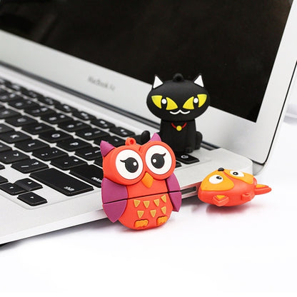 MicroDrive 4GB USB 2.0 Creative Cute Black Cat U Disk - USB Flash Drives by MicroDrive | Online Shopping UK | buy2fix